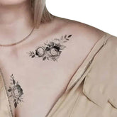 Waterproof Temporary Astronaut Earth Star Moon Tattoo Sticker